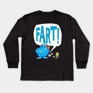 Fart Kids Long Sleeve T-Shirt